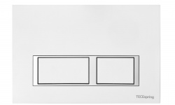 TECEspring R Комплект с подвесным унитазом, сиденьем, панелью смыва, белый/белый глянцевый/хром мини 3 8