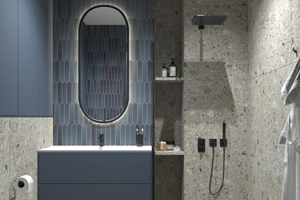 Одна ванная комната и три варианта