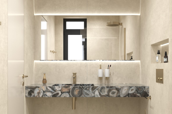 Стилистика мрамора и песчаной дюны